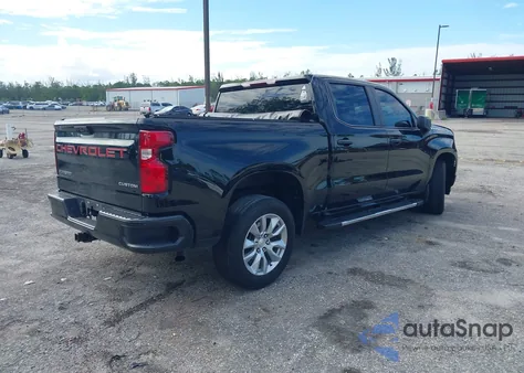 2023 Chevrolet Silverado 1500 2Wd Short Bed Custom z USA, uszkodzony, nr VIN 3GCPABEK6PG187526